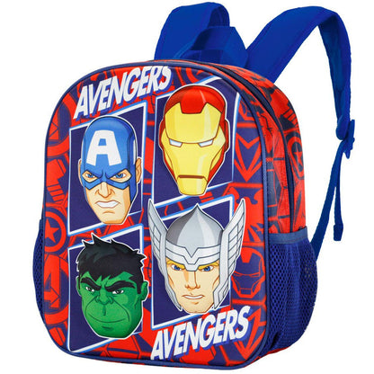 3D Rucksack „Die vier Avengers“ (Marvel) 31 cm