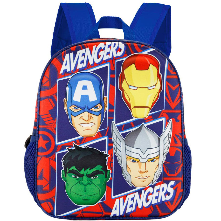 3D Rucksack „Die vier Avengers“ (Marvel) 31 cm