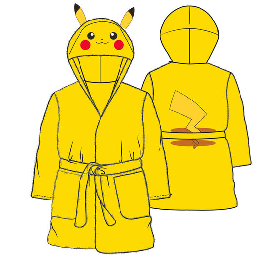 Roupão de banho Pikachu Pokémon para adultos