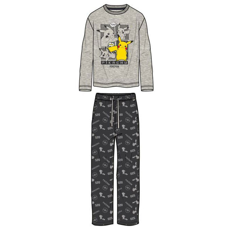 pikachu pokemon adult cotton pajamas