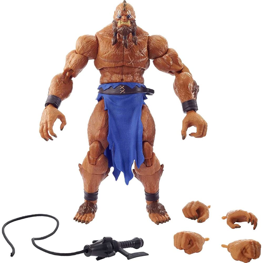 figure beast man masters of the universe  revelation 18cm