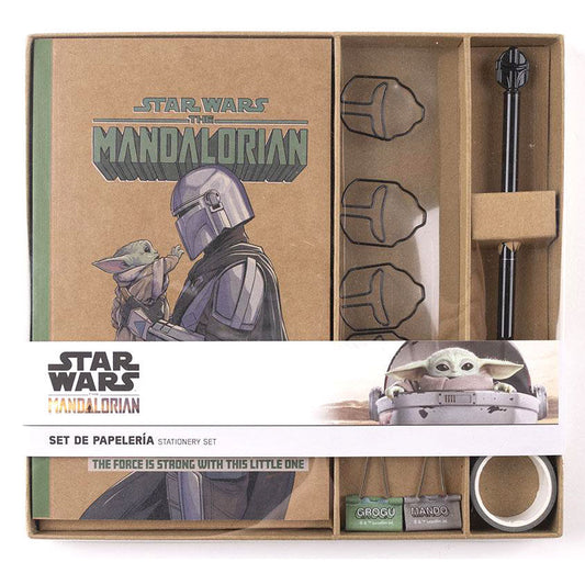 the mandalorian star wars stationery set