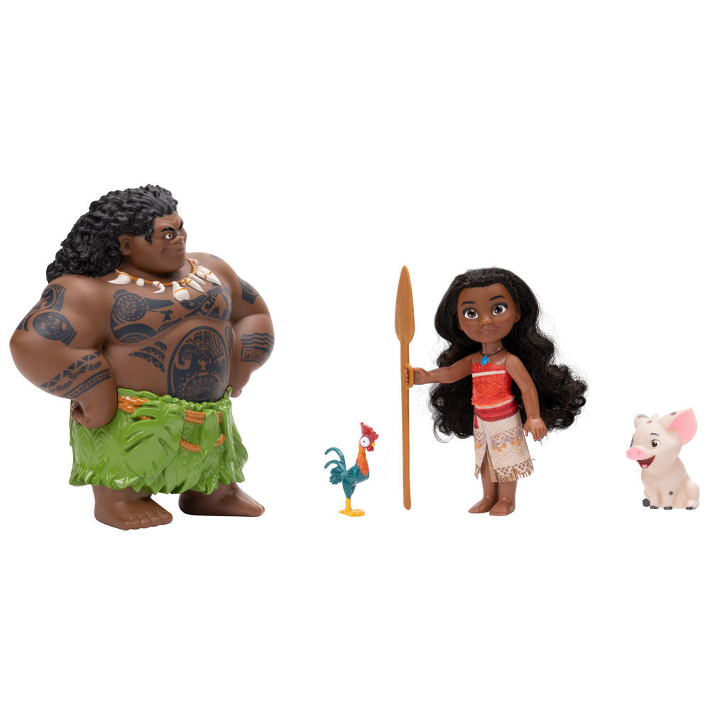Boneca Moana + Mauhi Petite Vaiana Disney