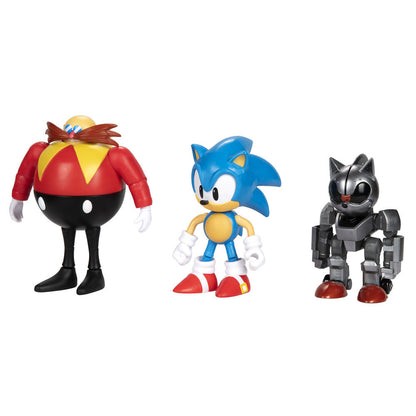 Blister 3 figures 30th Anniversary Sonic The Hedgehog 10cm