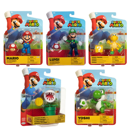super mario bros figure 10cm assorted