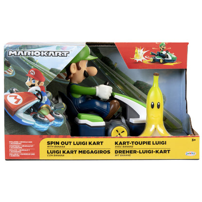 luigi kart figure mega spins mario kart 65cm