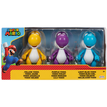 blister 3 figures yoshi super mario bros 10cm