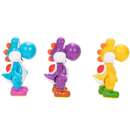 Blister 3 figures Yoshi Super Mario Bros 10cm