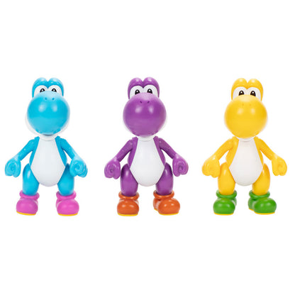 Blister 3 figures Yoshi Super Mario Bros 10cm