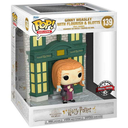 Statuetta POP di Ginny Weasley di Diagon Alley esclusiva Flourish & Blotts di Harry Potter