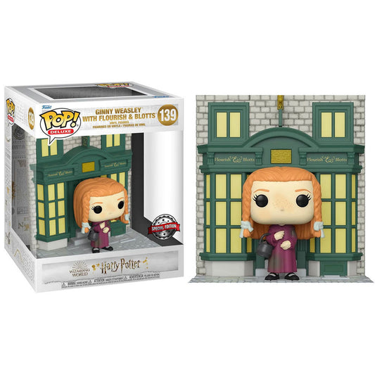 Statuetta POP di Ginny Weasley di Diagon Alley esclusiva Flourish & Blotts di Harry Potter