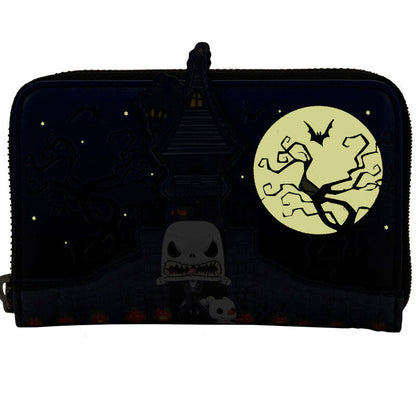 Cartera de Jack Skellington de Pesadilla antes de Navidad de Disney Loungefly