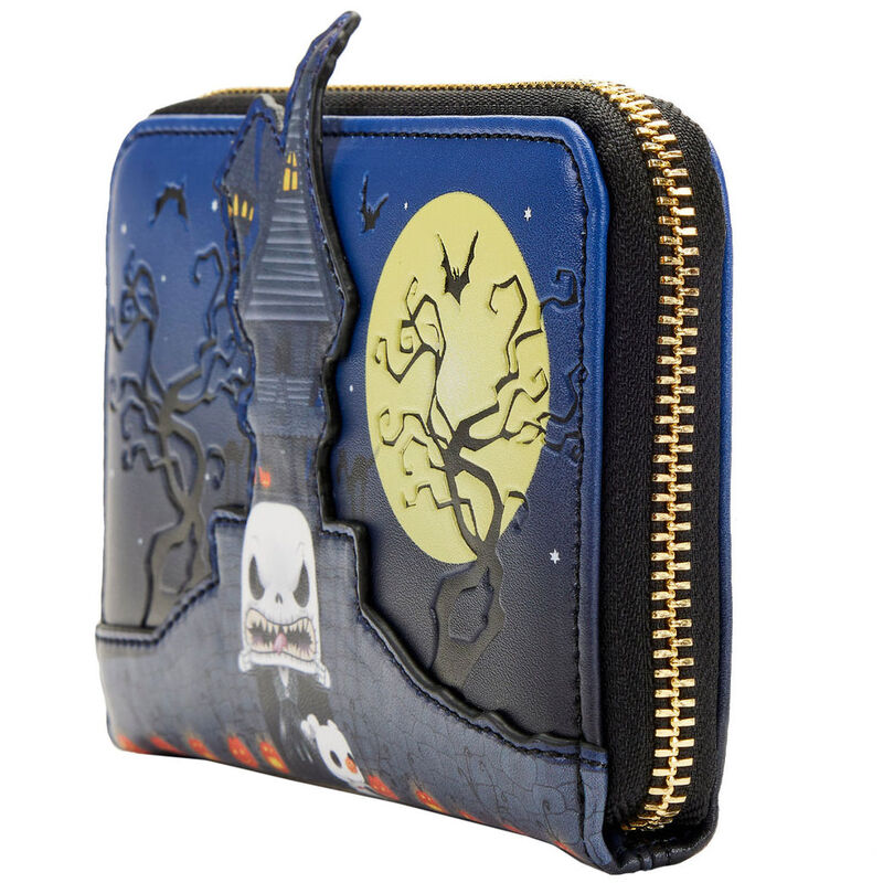Cartera de Jack Skellington de Pesadilla antes de Navidad de Disney Loungefly