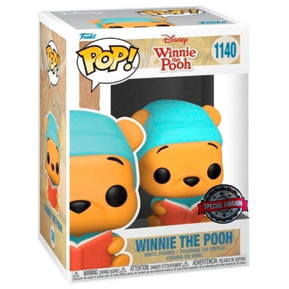 POP Figure Disney Winnie Winnie Reading Book Exclusive