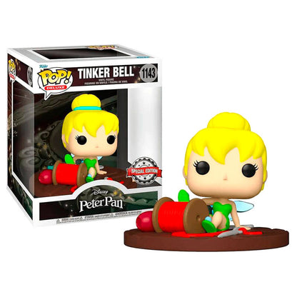 pop figure disney peter pan tinker bell on spool exclusive