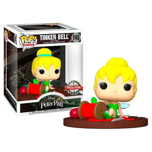 pop figure disney peter pan tinker bell on spool exclusive