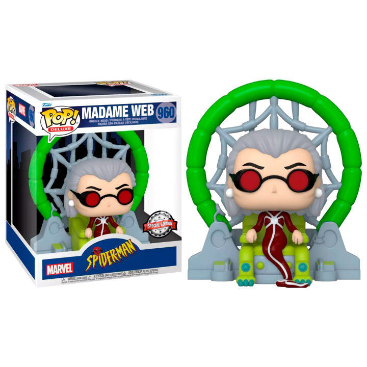 pop figure marvel spiderman madame web exclusive