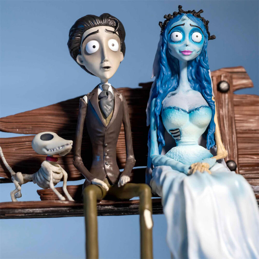 Figurines d'Emily et Victor tirées de Les Noces funèbres