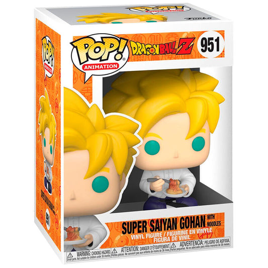 Statuetta POP di Dragon Ball Z Super Saiyan Gohan con spaghetti