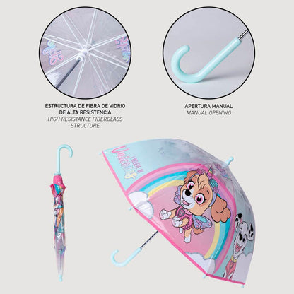 Skye Paw Patrol Bubble Manual Umbrella 45cm