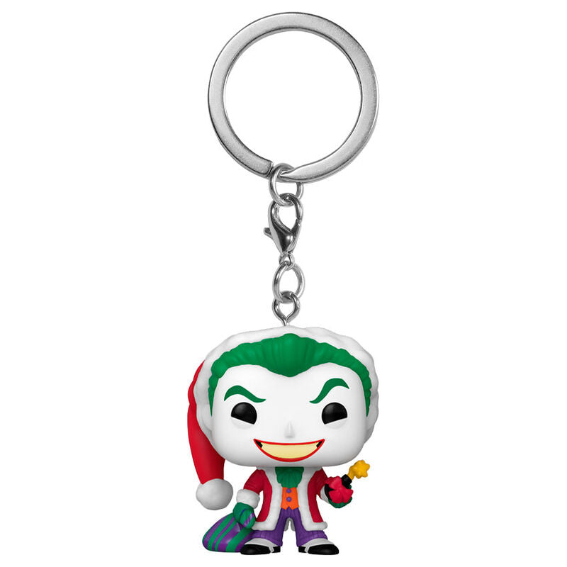 pocket pop dc comics holiday the joker exclusive keychain