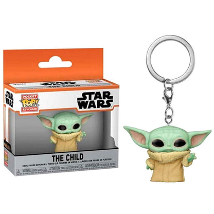 Porte clés Pocket POP Star Wars The Mandalorian Yoda The Child