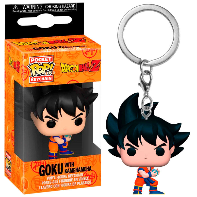 Chaveiro Pocket POP Dragon Ball Z Goku com Kamehameha