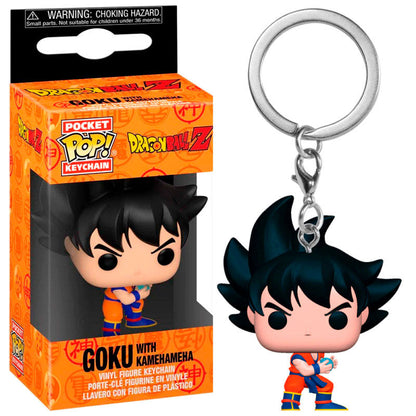 Chaveiro Pocket POP Dragon Ball Z Goku com Kamehameha