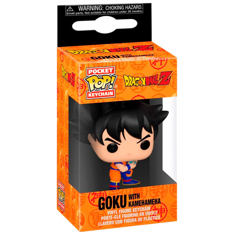 pocket pop keychain dragon ball z goku with kamehameha