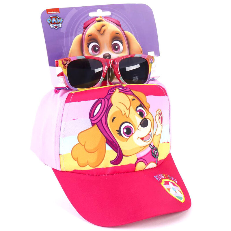 Skye Paw Patrol hat and sunglasses set