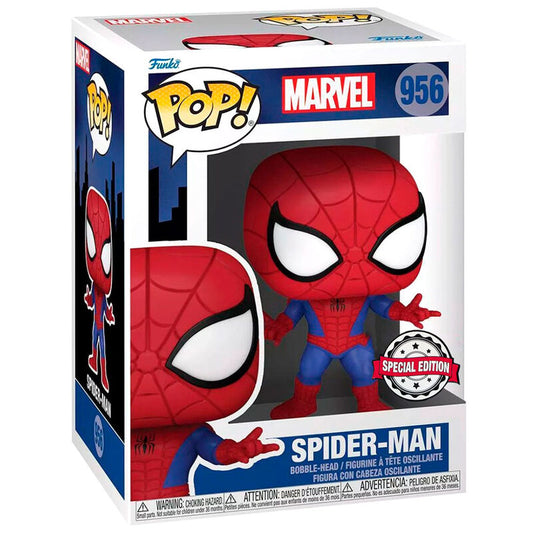 pop figure marvel spider man spiderman exclusive