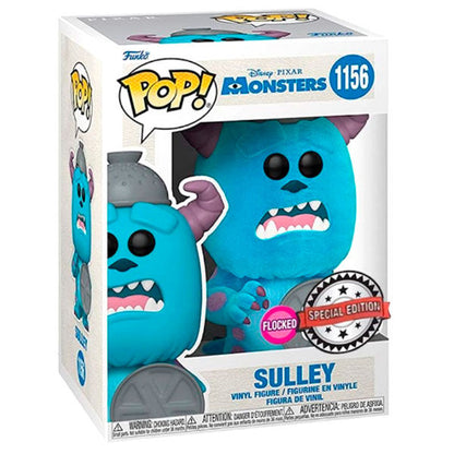 pop figure disney disney monsters sa 20th sulley flocked exclusive