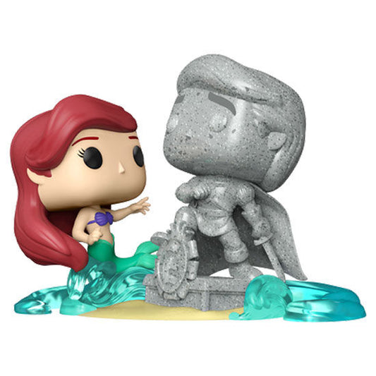 disney ultimate princess the little mermaid ariel & eric pop figure & exclusive statue