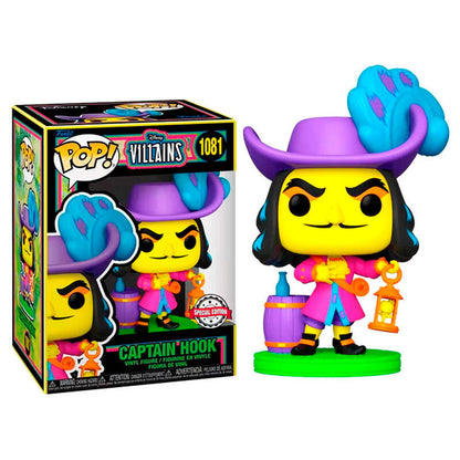 POP Figure Disney Villains Hook Black Light Exclusive