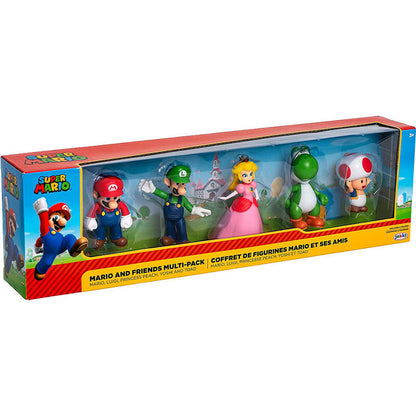 Blister of 5 Super Mario Nintendo figures 6cm