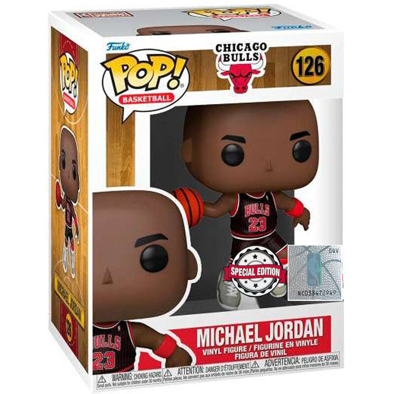 POP Figure NBA Chicago Bulls Michael Jordan with Jordans Exclusive