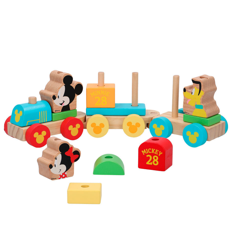 baby disney wooden train