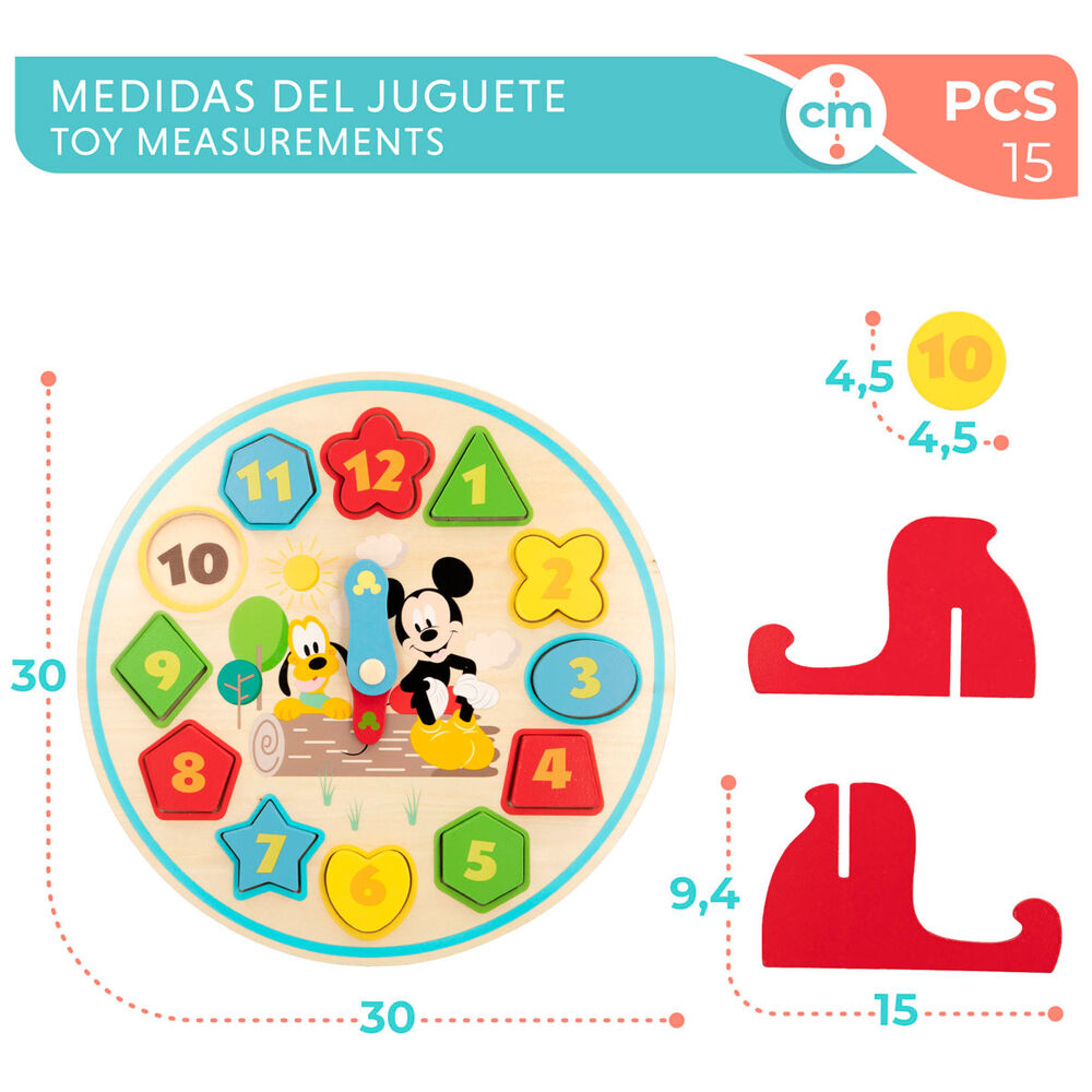 Baby Disney Holzuhr