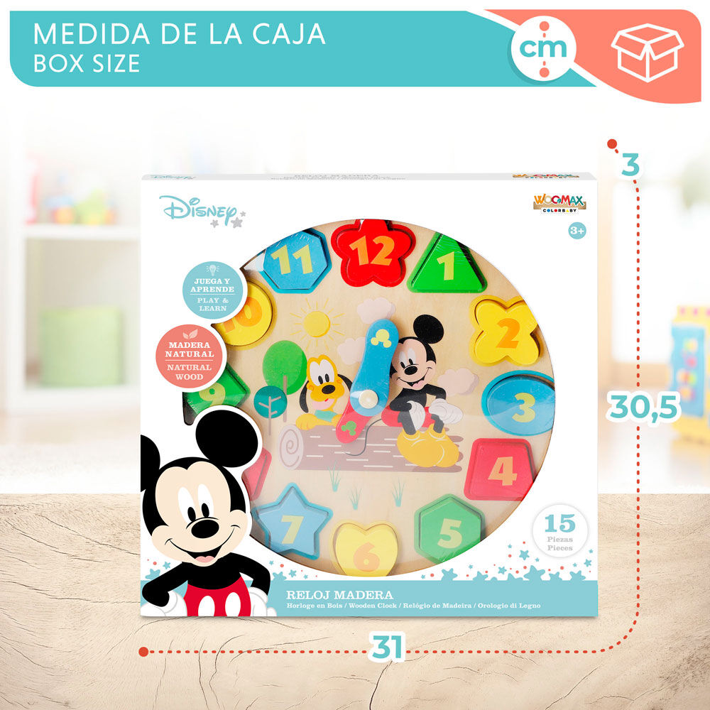 Baby Disney Holzuhr