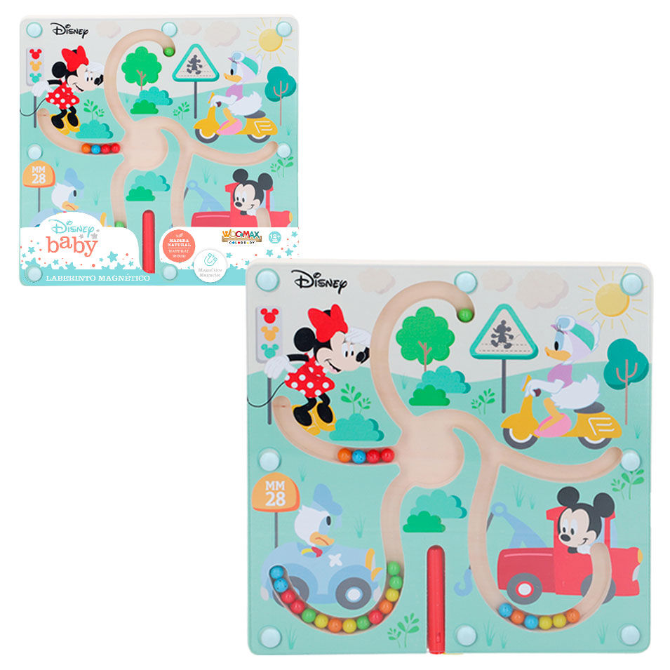 Laberinto magnético de madera Baby Disney