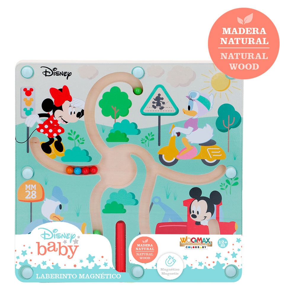 Laberinto magnético de madera Baby Disney