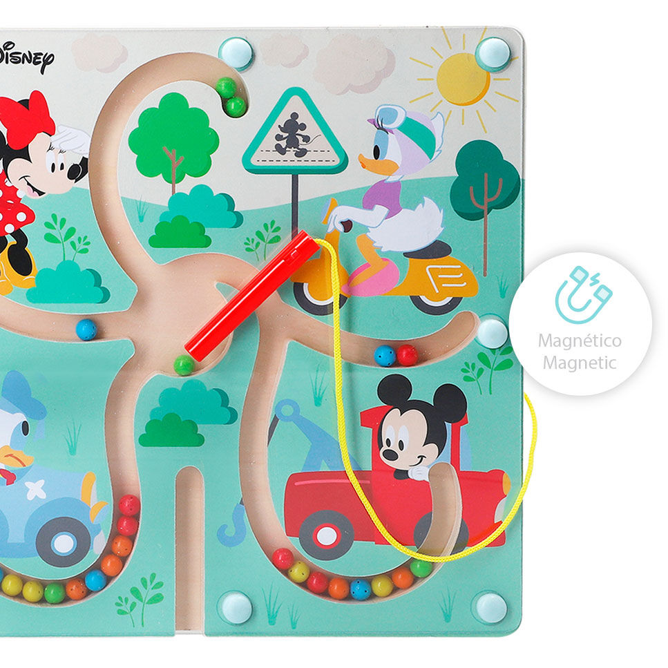 Laberinto magnético de madera Baby Disney