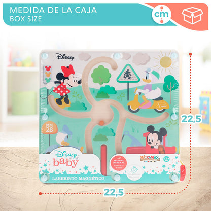 Laberinto magnético de madera Baby Disney