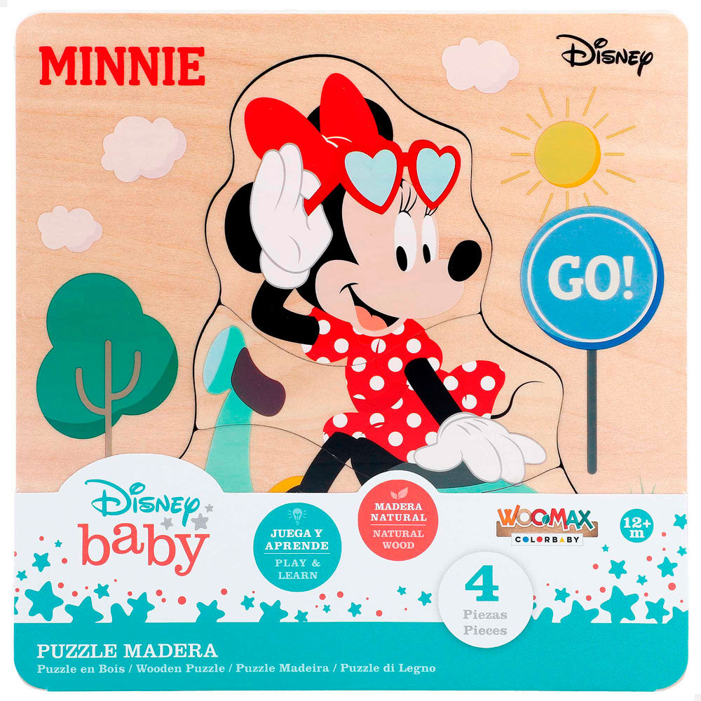 Quebra-cabeça de madeira sortido do Mickey e da Minnie da Disney