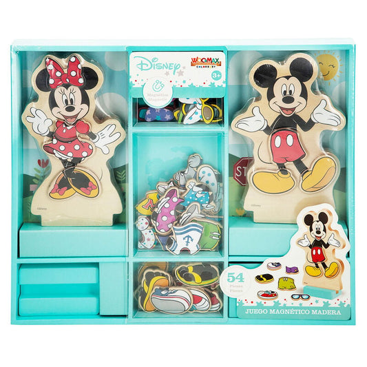 Magnetic wooden game Minnie Disney dresses
