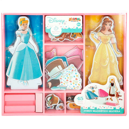 magnetic wooden game disney princess dresses