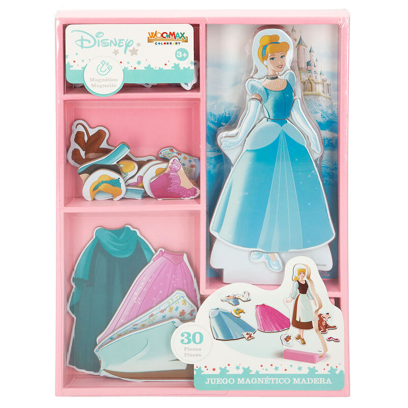 magnetic wooden set cinderella dresses disney
