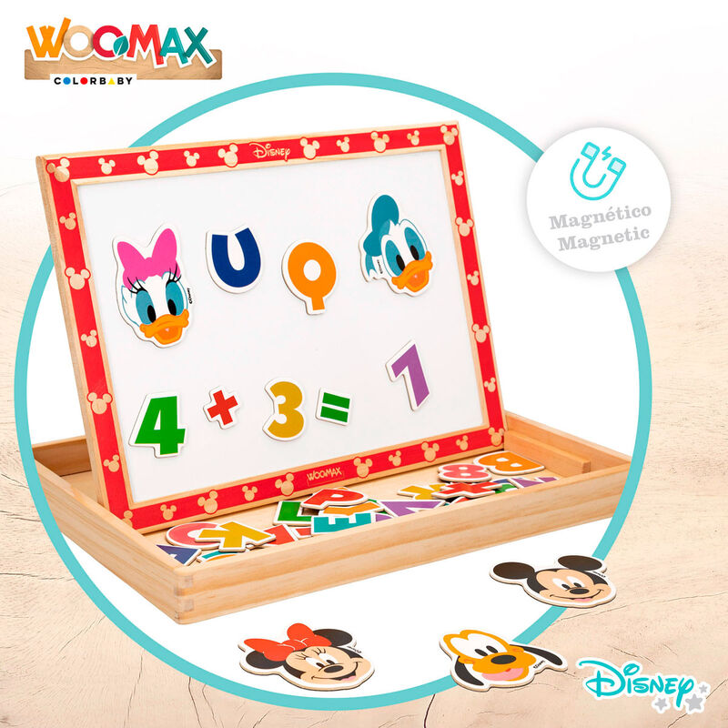 Quadro magnético de madeira da Disney
