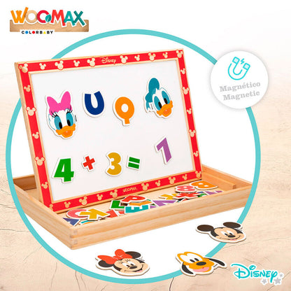 Quadro magnético de madeira da Disney