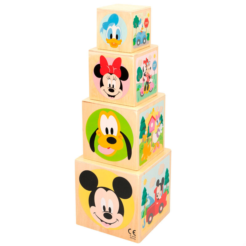 Disney wooden cube tower